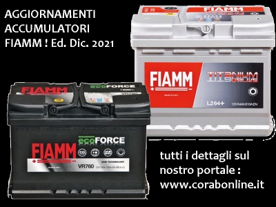 Aggiornamento Accumulatori Fiamm