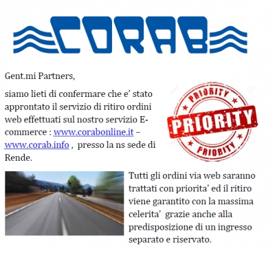 Corsia Preferenziale Ritiri Ordini WEB